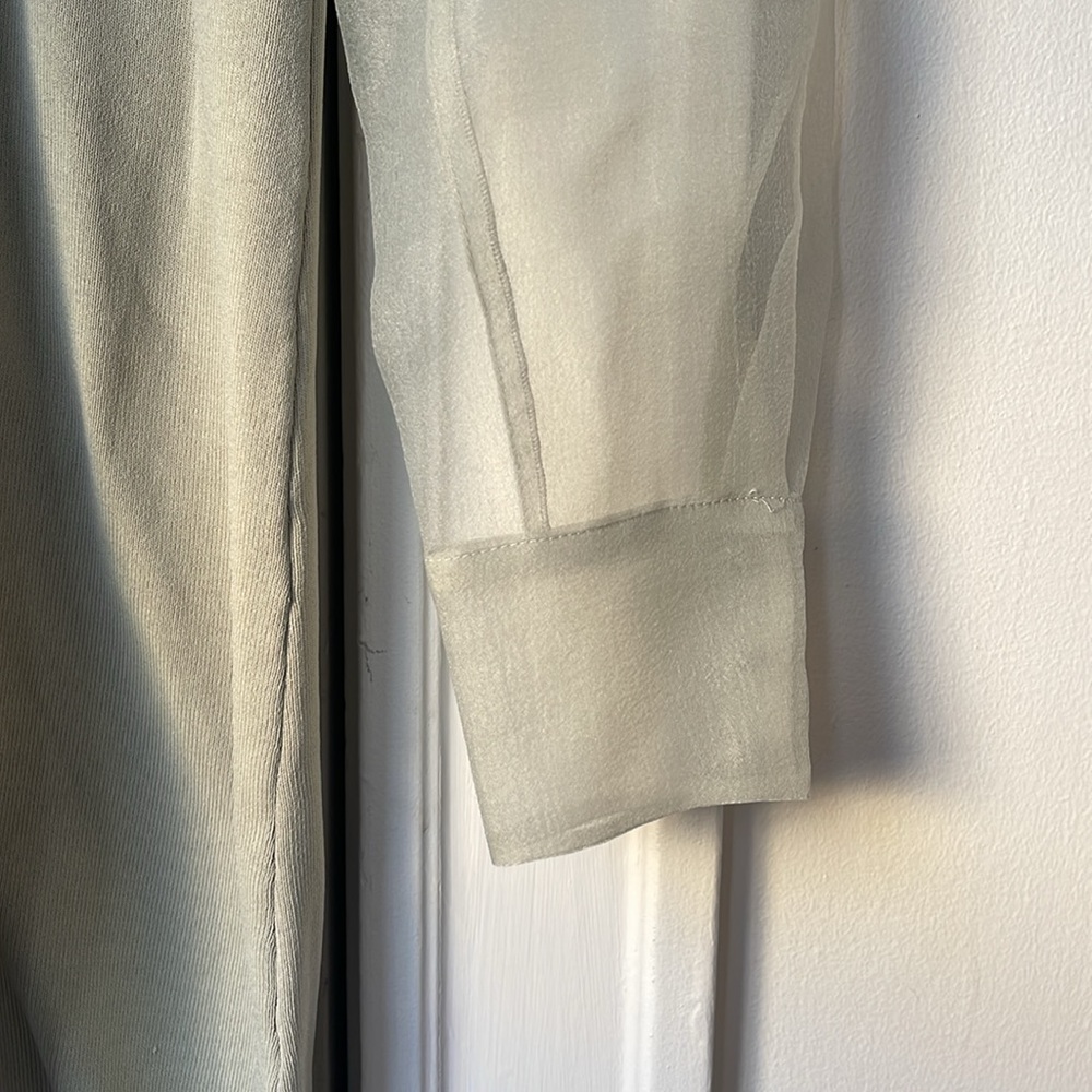 Zara Cream Ruffle Dress - Picture 3 of 7